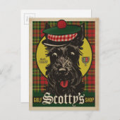Golf Scotty's Shop Briefkaart (Voorkant / Achterkant)