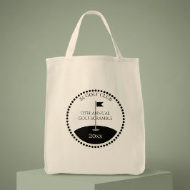Golf Scramble Club Naam Tote Bag