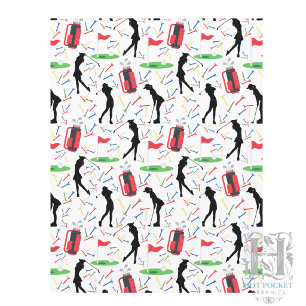 Golf Scrapbook Papier (Vrouwen)