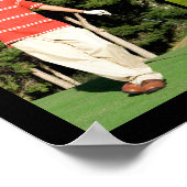 Golf Senior Afstuderen 5 Fotocollage Poster (Hoek)