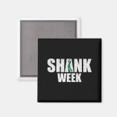 Golf Shank Week T-shirt Funny Golf Magneet (Voorkant / Achterkant)