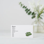 Golf Shoes Ball T-shirt Visitekaartje (Staand voorkant)