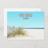 Golf Shores Alabama Beach Briefkaart (Voorkant / Achterkant)