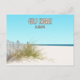 Golf Shores Alabama Beach Briefkaart