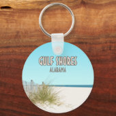 Golf Shores Alabama Beach Sleutelhanger (Voorkant)