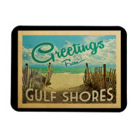 Golf Shores Beach Vintage Travel