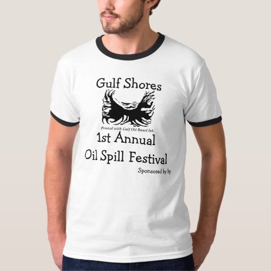 Golf Shores Oil Spill Festival T-shirt (Voorkant)