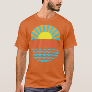 Golf Shores strand zon en golven T-shirt