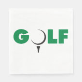 Golf Sign Papieren servetten (Voorkant)