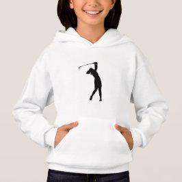Golf Silhouet Jongens Hoodie Leuk Cadeau voor Jong
