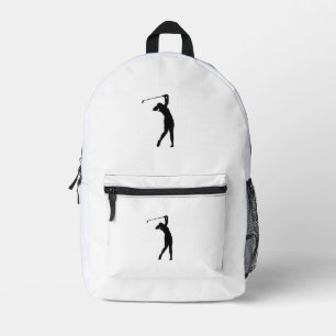 Golf Silhouette Gedrukte Rugzak voor School of Rei