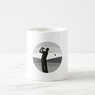 Golf Silhouette Koffiemok