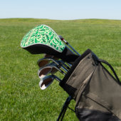 Golf Silhouette Patroon Klassiek team Golfheadcover (Insitu)