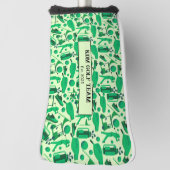 Golf Silhouette Pattern Classic branding buisness  Golfheadcover (Draai 90)