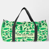 Golf Silhouette Pattern Classic branding buisness  Plunjezak (Voorkant)