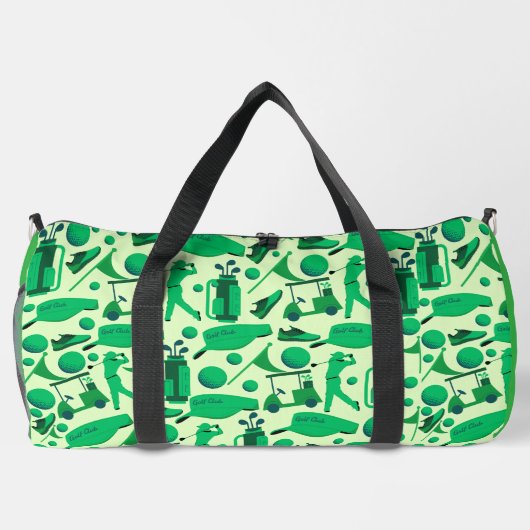 Golf Silhouette Pattern Classic branding buisness Plunjezak (Achterkant)