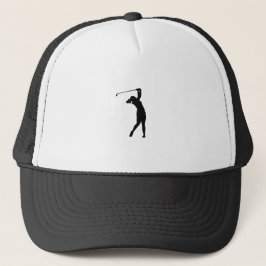 Golf Silhouette Petanquehoed Grappig Cadeau voor G Trucker Pet