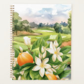 Golf Sinaasappel Blossom thema voor Florida Golfer Planner (Voorkant)