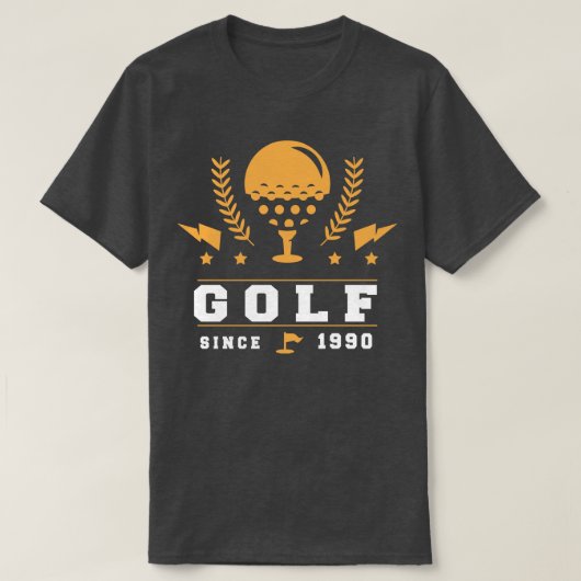 Golf sinds 1990 t-shirt (Design voorkant)