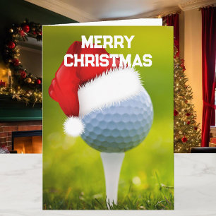 Golf & Sinterklaas Aangepaste Kerst Kaarten