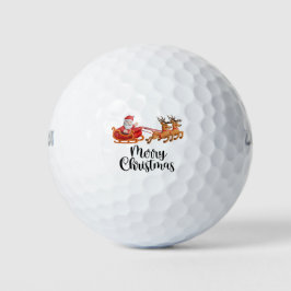 Golf Sinterklaas Vrolijk kerstcadeau voor golfer Golfballen