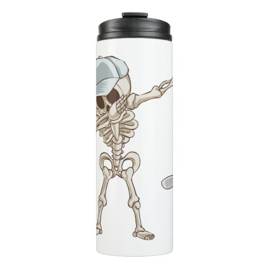 Golf Skeleton Thermosbeker (Voorkant)