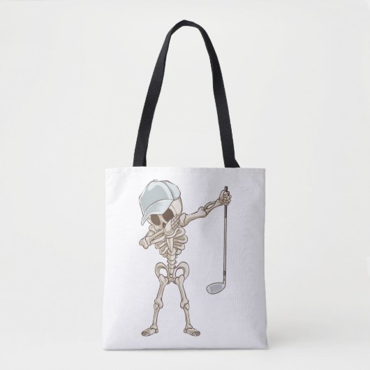 Golf Skeleton Tote Bag (Voorkant)