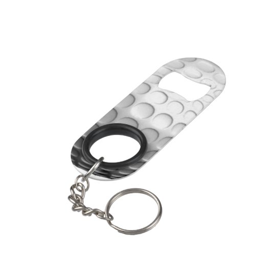 Golf Sleutelhanger Flessenopener (Achterkant Gekanteld)