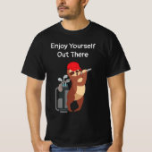 GOLF Sloth golfer geniet van jezelf T-shirt (Voorkant)