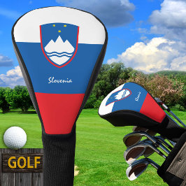 Golf Slovenië en Sloveense vlag/Golf Clubs Hoesjes Golfheadcover