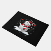 Golf Sneeuwman in Kerstvakantie Deurmat (Schuin)