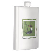 Golf snijdt de groene, klassieke heupkolf flacon (Rechts)