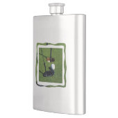 Golf snijdt de groene, klassieke heupkolf flacon (Links)