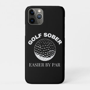 Golf Sober Easier door Par Funny Golfing Quote Case-Mate iPhone Case