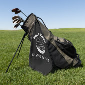 Golf Sober Easier door Par Funny Golfing Quote Golfhanddoek (Groen)