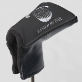 Golf Sober Easier door Par Funny Golfing Quote Golfheadcover (3/4 voorkant)
