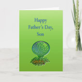 Golf Son Vaderdag Kaart (Voorkant)