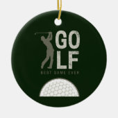 Golf Sport Beste spel ooit voor golfers en coaches Keramisch Ornament (Voorkant)