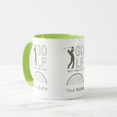 Golf Sport Beste spel ooit voor golfers en coaches Mok (Voorkant links)