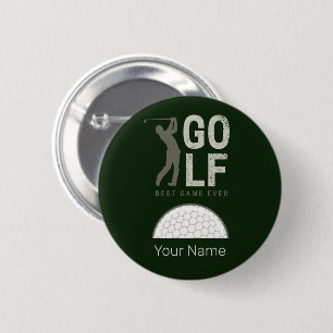 Golf Sport Beste spel ooit voor golfers en coaches Ronde Button 5,7 Cm