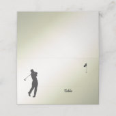 Golf Sport Design Plaatskaartje (Buitenkant ongevouwen)