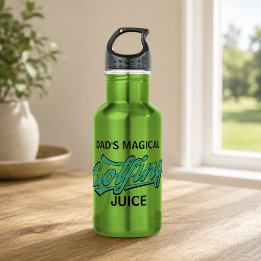 Golf Sport Grappige Golfer Vader Magische Golfdran Waterfles