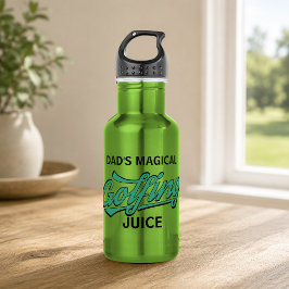 Golf Sport Grappige Golfer Vader Magische Golfdran Waterfles