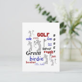 Golf, sport, Motivatie Briefkaart (Staand voorkant)