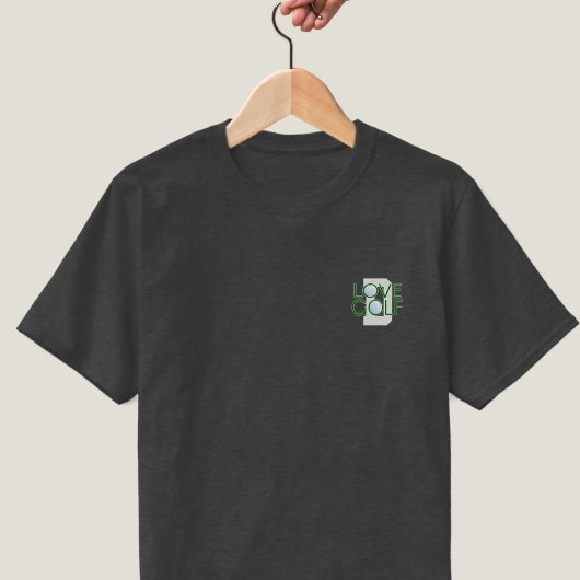 Golf Sport Pocket Monogram Golfen Papa T-shirt