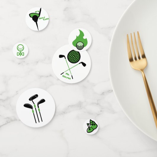 Golf Sport Tafel Confetti (Groep)