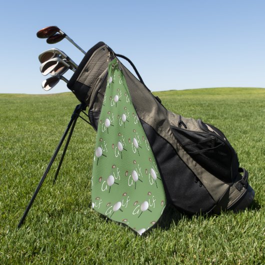 Golf Sport Towel Golfhanddoek (Groen)