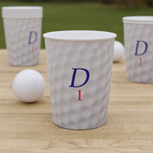 Golf Sport Verjaardagsfeest Papieren bekers