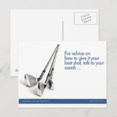 Golf Sports Briefkaart (Voorkant / Achterkant)