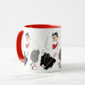  Golf Sports Humor, Funny Gekke Golfer Mok (Voorkant links)